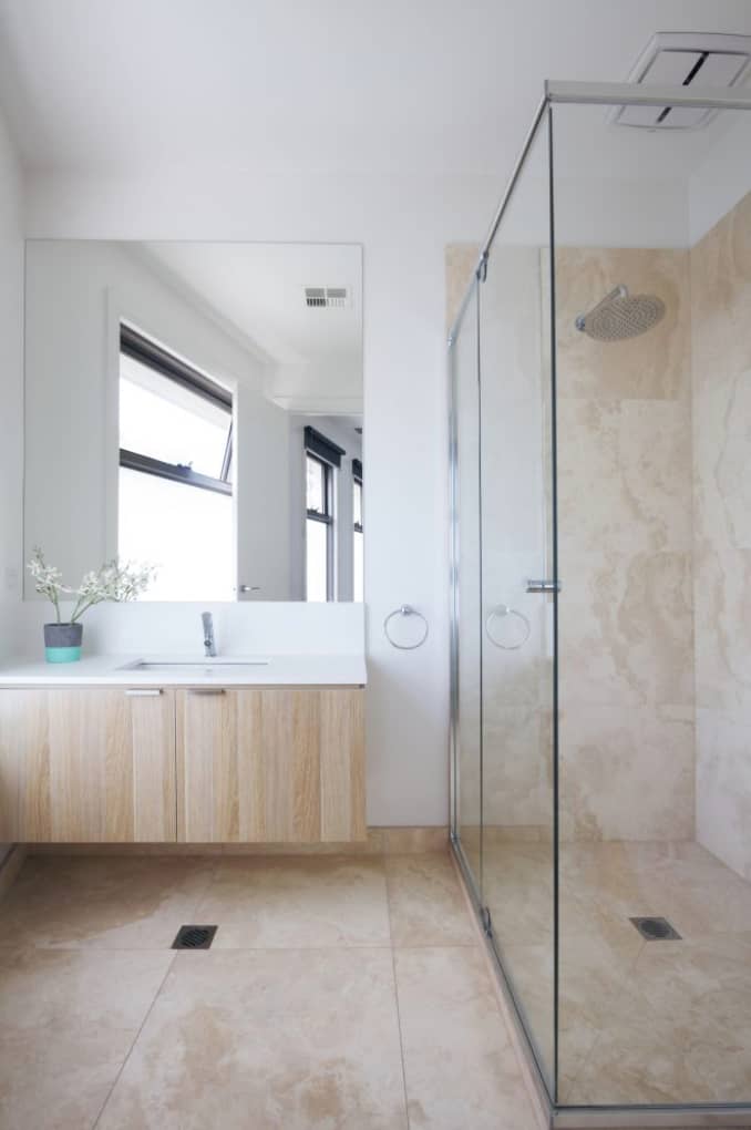 a newly renovated ensuite in a brisbane home